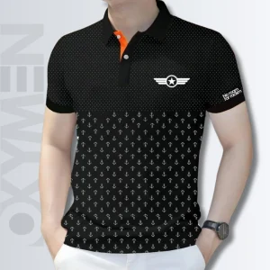 Black Color Polo Shirt For Men