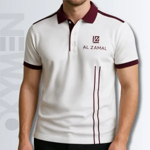 Platinum Color Polo Shirt For Men