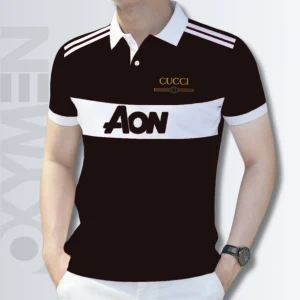 Smoky Black Color Polo Shirt For Men