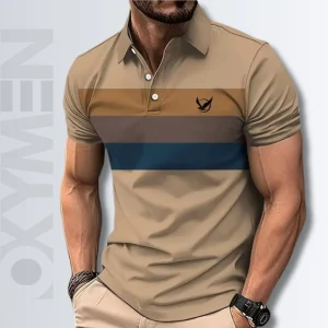Rosy Brown Color Polo Shirt For Men