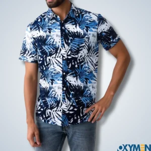 Multi Color Hawaiian Print Half Sleeve Casual Shirt