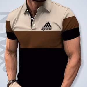 Dark Olive Color Polo Shirt For Men