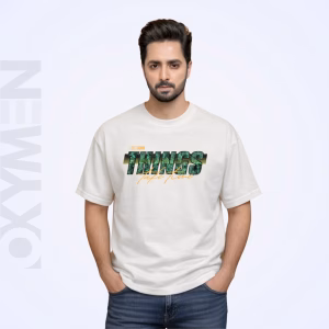 Men’s Drop Shoulder T-Shirt with DTF Print – Premium Casual Streetwear