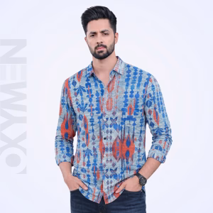 Printed Casual Shirt for Men | Full Sleeve Regular Fit | Comfortable Everyday Wear