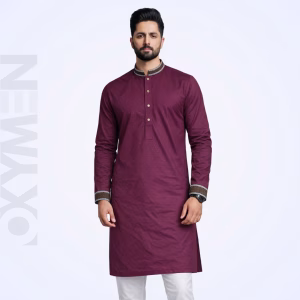 Regular Fit Embroidered Panjabi For Men
