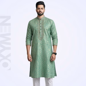 Regular Fit Embroidered Panjabi For Men
