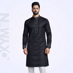 Regular Fit Embroidered Panjabi For Men