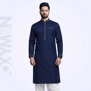 Regular Fit Embroidered Panjabi For Men