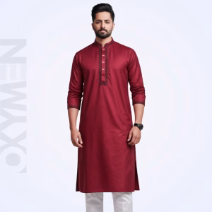 Regular Fit Embroidered Panjabi For Men