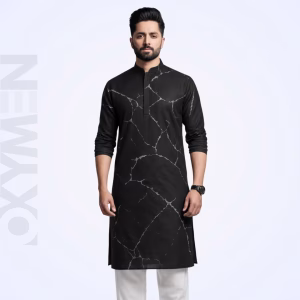 Regular Fit Embroidered Panjabi For Men