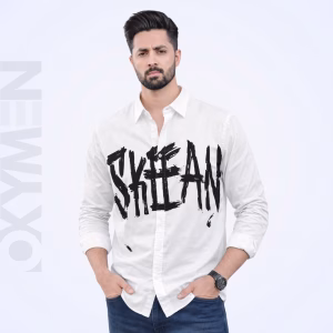 Printed Casual Shirt for Men | Full Sleeve Regular Fit | Comfortable Everyday Wear