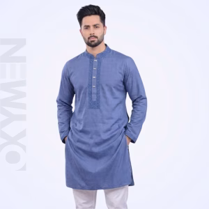 Regular Fit Embroidered Panjabi For Men