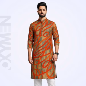 Regular Fit Embroidered Panjabi For Men