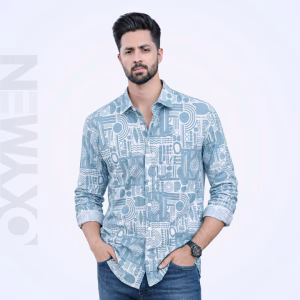 Printed Casual Shirt for Men | Full Sleeve Regular Fit | Comfortable Everyday Wear