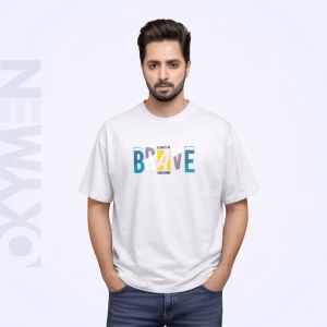 Men’s Drop Shoulder T-Shirt with DTF Print – Premium Casual Streetwear