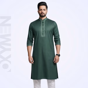Regular Fit Embroidered Panjabi For Men