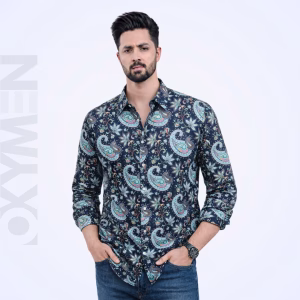 Printed Casual Shirt for Men | Full Sleeve Regular Fit | Comfortable Everyday Wear