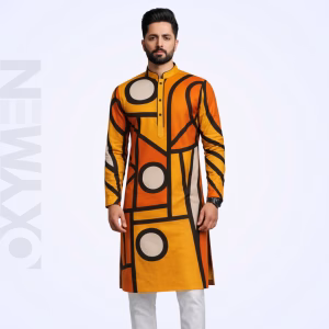 Regular Fit Embroidered Panjabi For Men