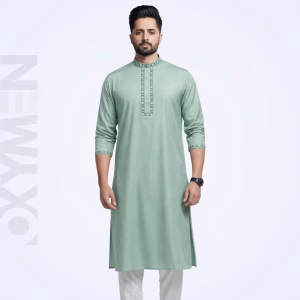 Regular Fit Embroidered Panjabi For Men