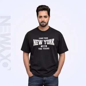 Men’s Drop Shoulder T-Shirt with DTF Print – Premium Casual Streetwear