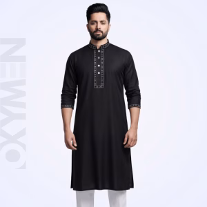 Regular Fit Embroidered Panjabi For Men