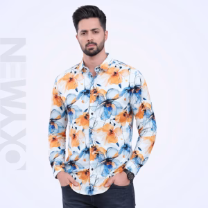 Printed Casual Shirt for Men | Full Sleeve Regular Fit | Comfortable Everyday Wear