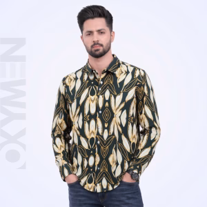 Printed Casual Shirt for Men | Full Sleeve Regular Fit | Comfortable Everyday Wear