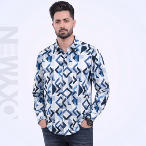 Printed Casual Shirt for Men | Full Sleeve Regular Fit | Comfortable Everyday Wear