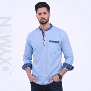 Casual Katua for Men | Full Sleeve Regular Fit | Comfortable Everyday Wear