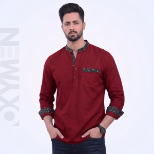 Casual Katua for Men | Full Sleeve Regular Fit | Comfortable Everyday Wear