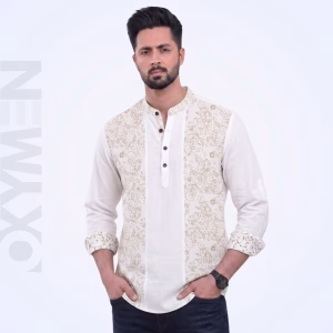 Casual Katua for Men | Full Sleeve Regular Fit | Comfortable Everyday Wear