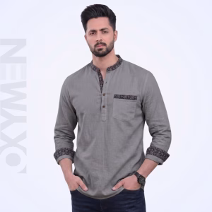 Casual Katua for Men | Full Sleeve Regular Fit | Comfortable Everyday Wear