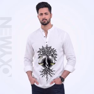 Casual Katua for Men | Full Sleeve Regular Fit | Comfortable Everyday Wear