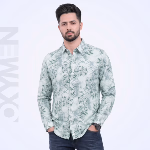 Printed Casual Shirt for Men | Full Sleeve Regular Fit | Comfortable Everyday Wear